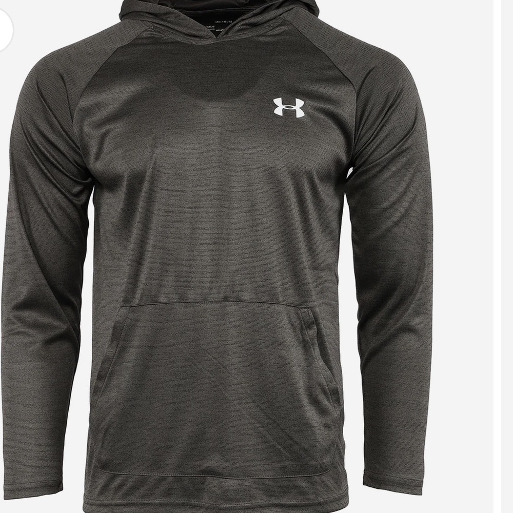 Under Armour space gray heat gear hoodie
